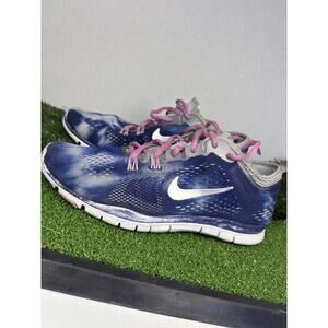 Nike Free 5.0 Tr women’s running deep royal blue shoes Size 8.5